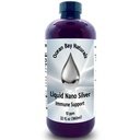 Líquido Nano Plata Silencioso Más Absorbable Que Colloidal Plata Silencio 10ppm  32oz Ámbar PET