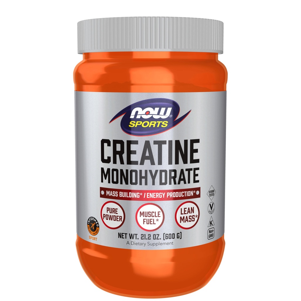 AHORA Foods Sports Nutrition, Creatine Monohydrate Powder, Mass Building*/Energy Production*, 21.2-Ounce