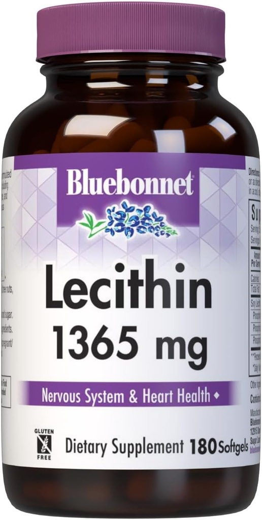 BlueBonnet Lecithin Suplemento, 180 Conde