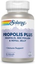 SOLARAY Propolis Plus ¦ Healthy Immune System Support with Propolis, Bee Pollen & Royal Jelly ← 90 VegCaps