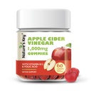 La clave de la naturaleza de las manivelas de vinagre de manzana -1000mg 60 Cuenta, para pérdida de peso, digestión, desintoxicación natural " Cleanse TEN Vegan, Non-GMO, Gluten Free durable with Folic Acid Vitamin B6 B12 Beetroot Pomegranate