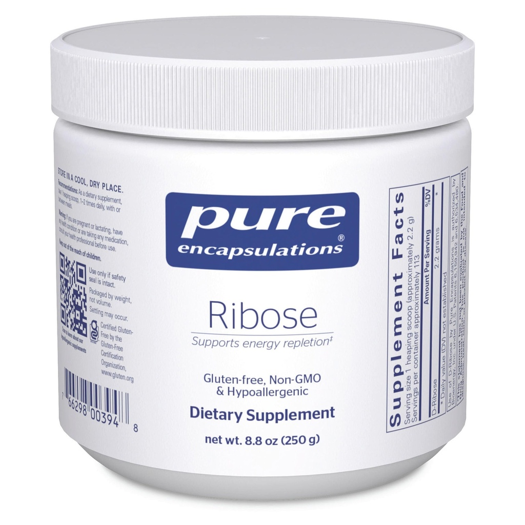 Pure Encapsulations Ribose | Hypoallergenic Supplement with Rapid Energy Repletion for Intense Exercise* | 8.8 Ounces