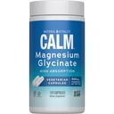 Magnesio calmante de la VITALIDAD NATURAL, 120 TC