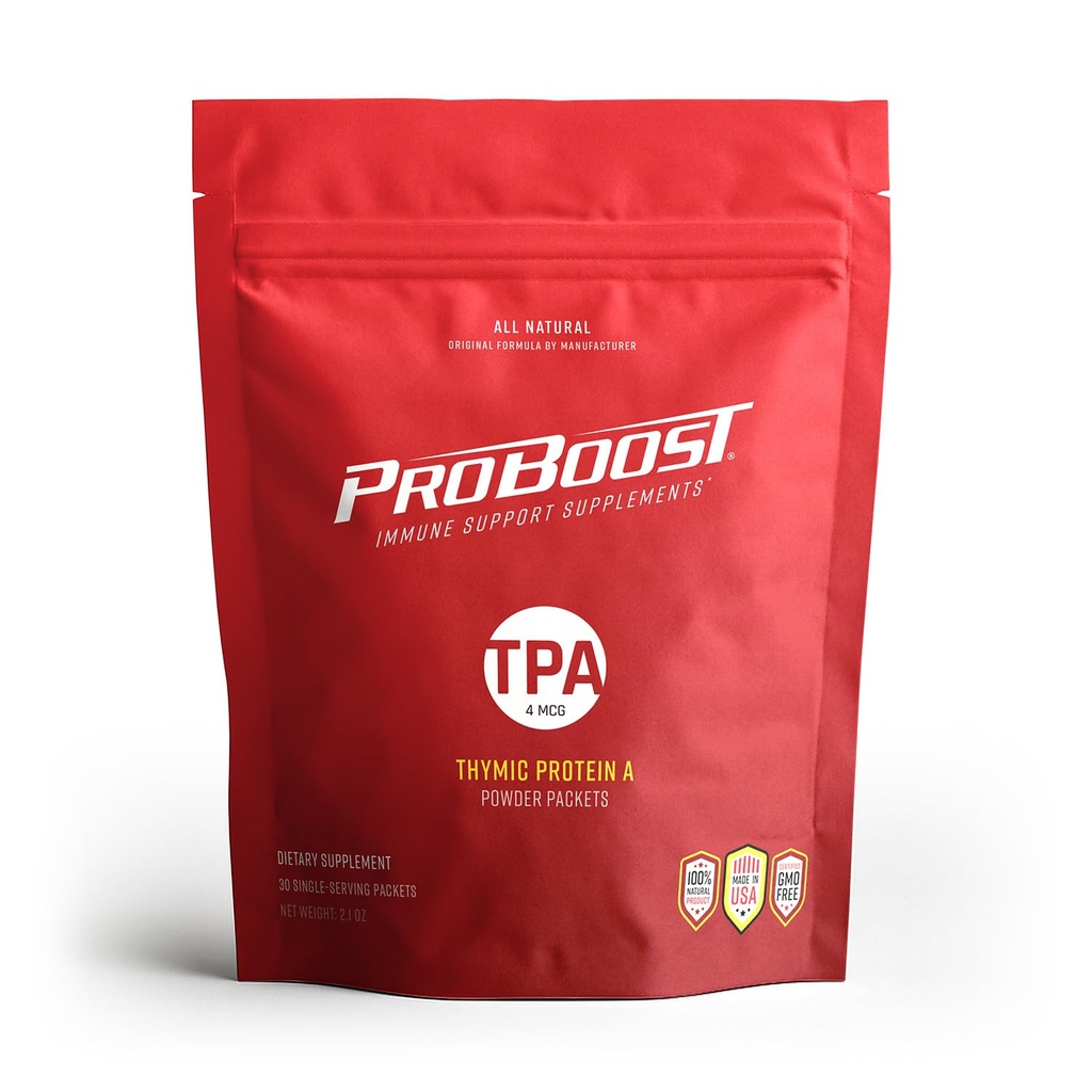 Proteína Témica Un Powder Packets (4 McG TPA) – Immune System Support Supplement - All Natural, Non-GMO Formula - 30 Packets