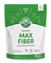 Manitoba cosecha cáñamo Sí Orgánica Max Fiber Protein Powder, Unsweetened, 32oz, con 13g de Fiber, 13g Protein y 2.5g Omegas 3 cl6 por Serving, Keto-Friendly, Preservative Free, Packaging May Vary