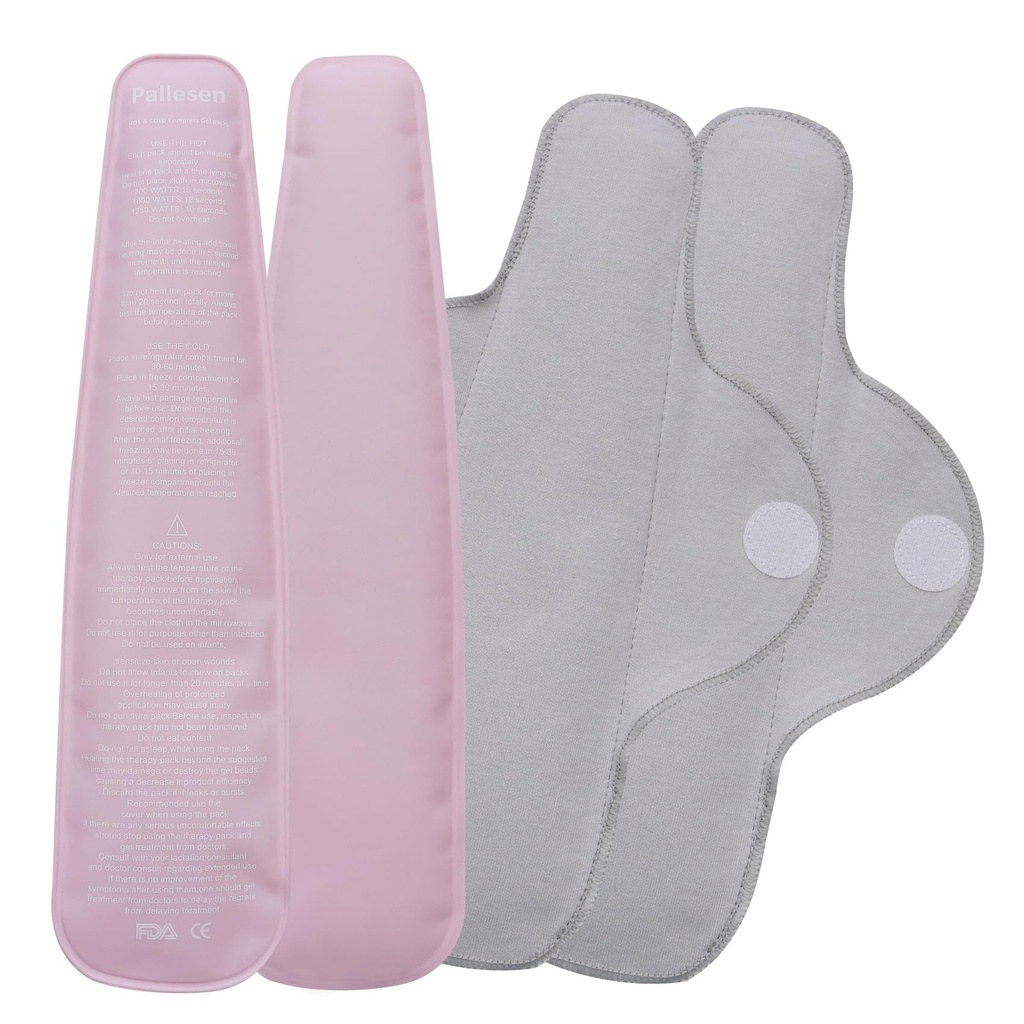 Paquetes de hielo perineal reutilizables, refrigerio perineal, paquetes de frío posparto, frío y caliente para las mujeres después de nacimiento y entrega, embarazo " Hemorrhoid Doin Relief, Vaginal Discomfort