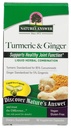 Respuesta de la naturaleza Turmeric y jengibre Capsules 90 Conde ← Apoyo Conjunto Silencioso libre de gluten Vegan