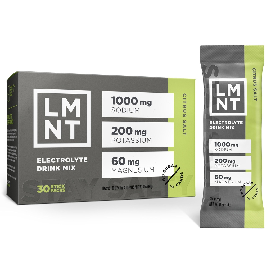 LMNT Zero Sugar Electrolytes - Citrus Salt ← Bebida Mix