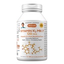 ANDREW LESSMAN Vitamin K2 MK7 120 mcg 360 Softgels - Essential for Healthy Calcium Utilization, Promotes Optimum Skeletal, Heart and Arterial Health. Sin aditivos. Pequeño fácil de absorber Softgels