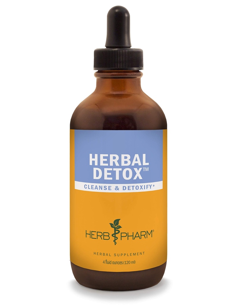Herb Pharm Liquid Herbal Detox Fórmula para la limpieza y desintoxicación - 4 onzas