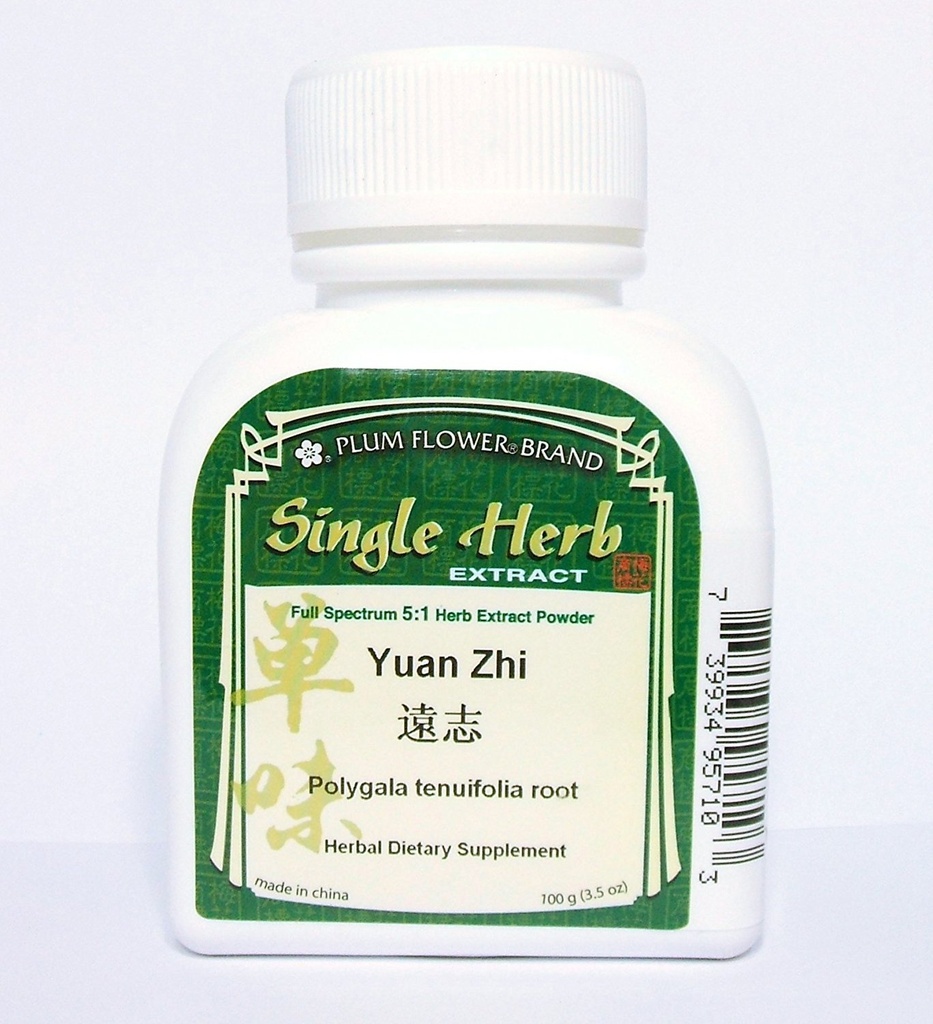 China Senega Root, Herb Extract Powder / Yuan Zhi / Polygala Tenuifolia, 100g o 3.5oz por Plum Flower