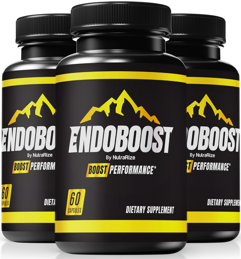 (3 Pack) Endoboost for Men - (Official) Endoboost Performance, Endo Boost Supplements, Endoboost Boost Capsules, Endobost Reviews for Health Pills Pro Advanced Formula (180 Capsules)