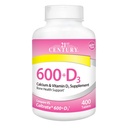 21st Century Calcium Plus D Suplemento Tablet , 600 mg, 400 Conde