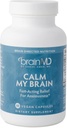 Dr. Amen BrainMD Calma mi cerebro - 90 cápsulas Vegan - Fórmula de acción rápida con Magnesium, Ashwagandha & L-Theanine - 30 Servimientos