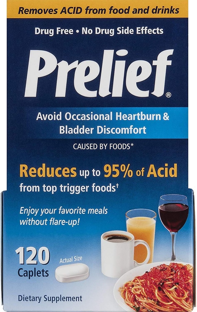 PRELIEF DIETARIO DE APOYO TAB 120Tablet