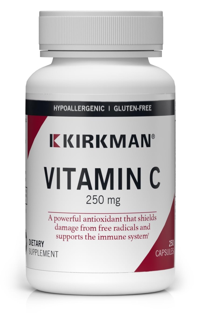 Kirkman – Vitamina C 250 mg - Hypo - 250 cápsulas