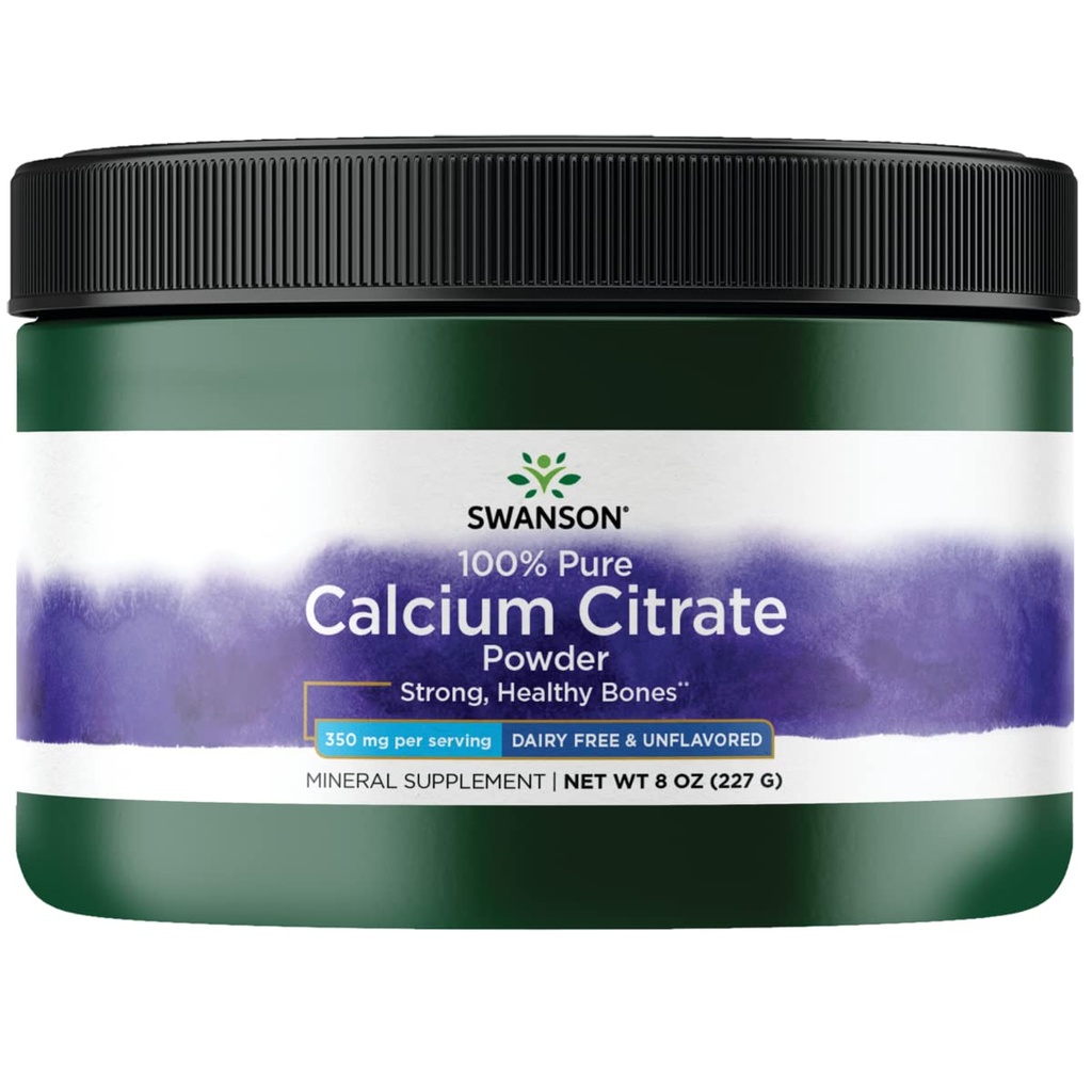 Citrato de calcio puro 100% PWD 8 OZ
