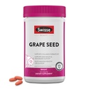 Swisse Grape Seed Extract Capsules Antioxidante Herbal Suplemento  víspera Polifenoles Grapeseed Suplemento + Antioxidante Vitamina C ¦ Promueve la Salud de la Esquía y la Producción de Colágeno