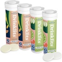 Bebidas Ginger-Lime & Lemon-Lime Electrolyte Tablets (4) Tube Bundle ← Hidración diaria Combo Pack ← Gran sabor – 0g Azúcar – Bebida deportiva natural Ø 40 Servings - 10 Tablets Por Tube