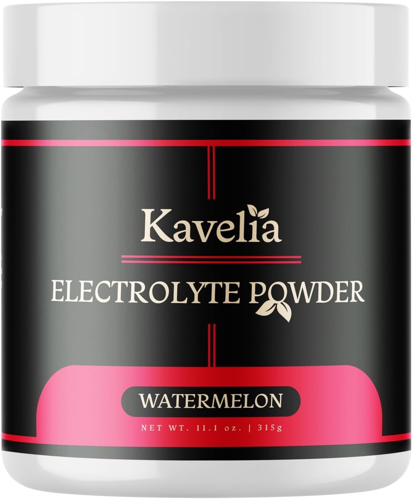 Ultra Premium Electrolyte Powder Keto Dieta - Minerales Esenciales, Incluyendo Calcio, Magnesio y Potasio, con Vitaminas C, D3, y K2 (Regular, Watermelon)