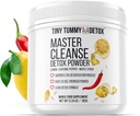 Pequeña Tummy Master Cleanse Lemonade Dieta - 3 Días Juice Cleanse Plant-Based Detox Powder Suplemento con Lemon, Maple Syrup y Cayenne Diet, 6.34oz Container