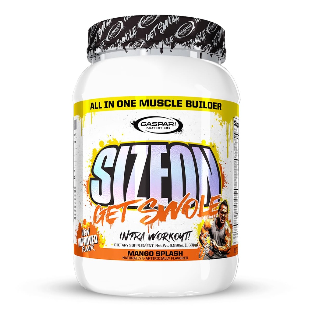 Tamaño de la Nutrición de Gaspari, la última híbrida de Aminoácidos y Creatina Fórmula, mayor volumen muscular y recuperación muscular (3.59 libras, Mango Splash)