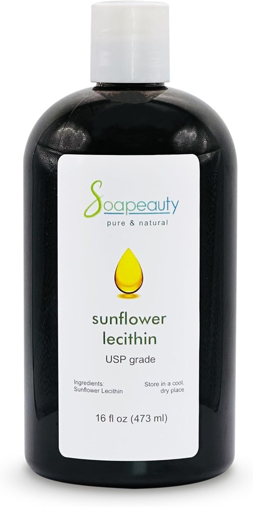 SUNFLOWER LECITHIN Aceite Líquido tóxico Presionado sin refinar Silencio USP Grado sin blanquear 100% Puro Natural de Lecithin Aceite de girasol