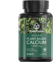 PlantaFusión Calcio Vegano, Calcio Premium Planta (1000 mg) Fuente de Algas Rojas islandesas, Más Magnesio, D3, K2, y Borón, 90 Tabletas Veganas