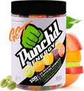 Punch'd Energy Natural Caffeine Gummies (200 Contable Value Jar) 100 mg de cafeína por 10 Gummies, Clean Label, Ultra Low Glycemic, Low Calorie, Vitamina C