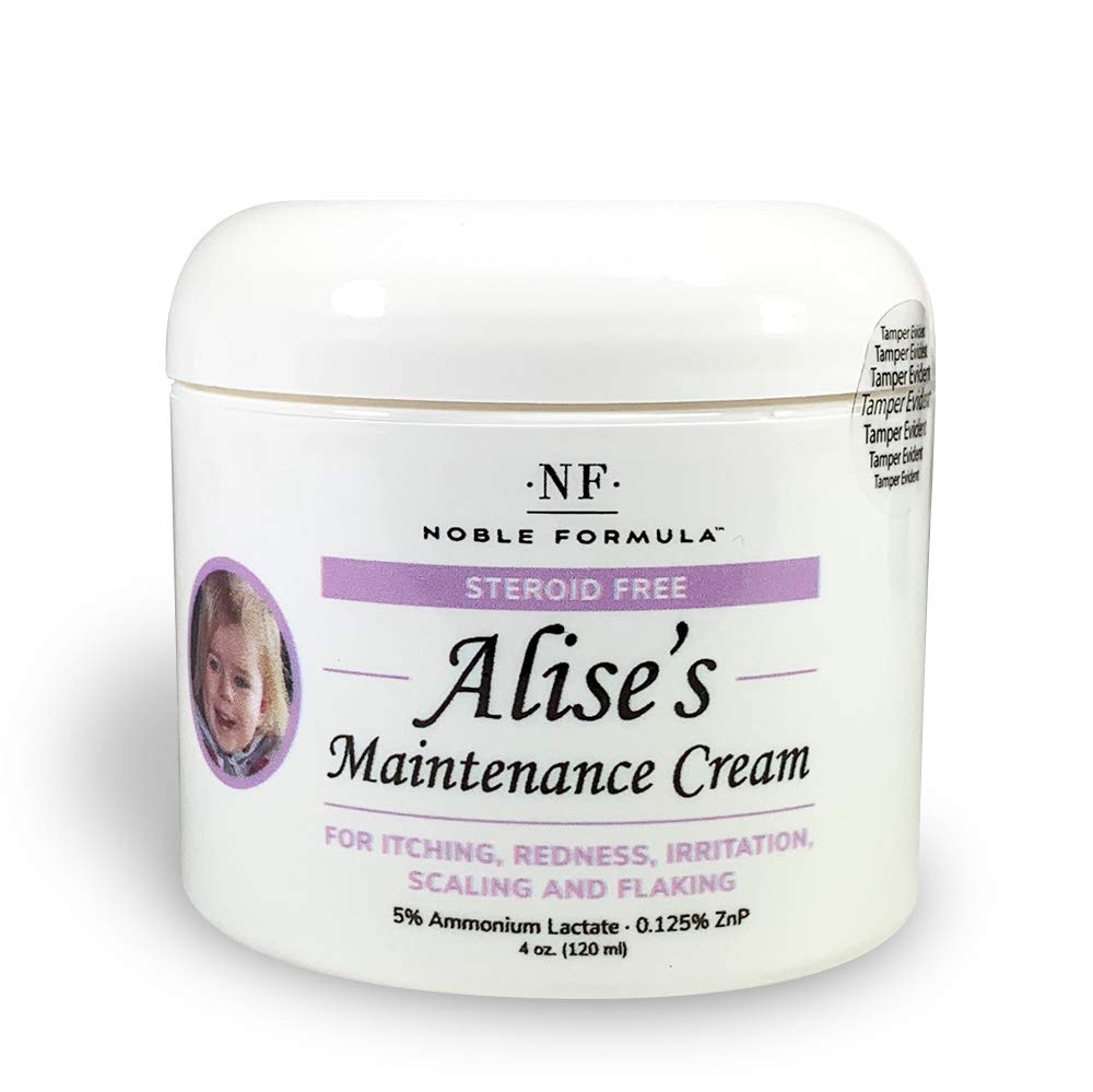 Noble Formula Alise's Maintenance Cream for Itching, Redness, Irritation, Scaling, and Flaking, Moisturizing Cream, 4 oz
