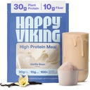 Happy Viking Vanilla Plant Protein Powder, Creado por Venus Williams, 20G Protein, Low Carb, Keto, Vegan, Gluten-Free, Non-GMO, Superfoods, Complete Meal Replacement, 1 Canister (24 oz.)