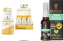 BEE y You Bundle: Propolis Shot with Vitamin C, D3 and Zinc with Propolis Raw Honey Throat Spray, Ultra Pure, 100% Natural, Immune Support, Superfood