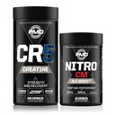 PMD Sports CR5 Complejo de crema profesional (240 cápsulas) Deportes Nitro CM Nitric Oxide (90 cápsulas)
