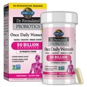 Jardín de la vida Una vez Daily Dr. Formulated Probiotics for Women 50 Billion CFU 16 Probiotic Strains with Organic Prebiotics for Digestive, Vaginal & Immune Health, Dairy Free, Shelf Stable 30 Capsules