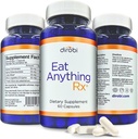 Dirobi Comer cualquier Xylose Isomerase Fructose Malabsorption Enzymes, Suplemento FODMAP, Enzimas digestivas para una mejor lactosa, grasa, proteínas y carbohidratos Digestión Gas &amp; Bloating Relief 60 cápsulas