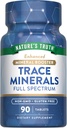 La verdad de la naturaleza Trace Minerals Suplemento TENIDO 90 Tabletas TENIDO Mineral Booster mejorado