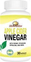 Rise-N-Shine Apple Cider Vinegar Capsules - Immune Support Vitamins - Gut Support for Women & Men 30-Day Supply (30 Capsules)