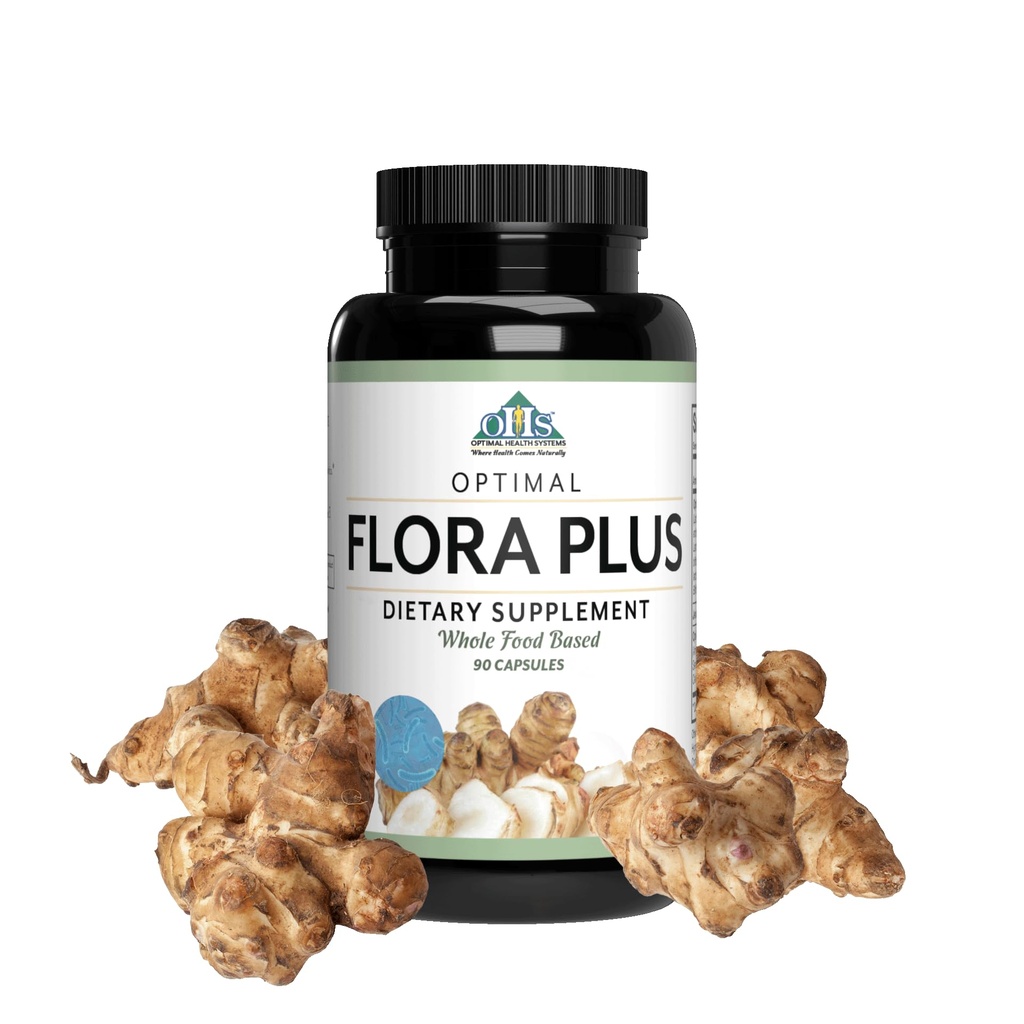 Sistemas de Salud Optimal Flora Plus ← Ultimate Intestinal " Digestion Health TEN 9 Probióticos patentados + Artichoke + Opti-Blend System TEN 90 cápsulas