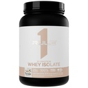 Regla 1 Naturalmente Flavored R1 Protein Whey Isolate - Fórmula limpia con 25g Protein &amp; 6g BCAA Fuentes exclusivamente aisladas " hidrolizadas para la recuperación de entrenamiento (1.7 libras*, Vainilla pura)