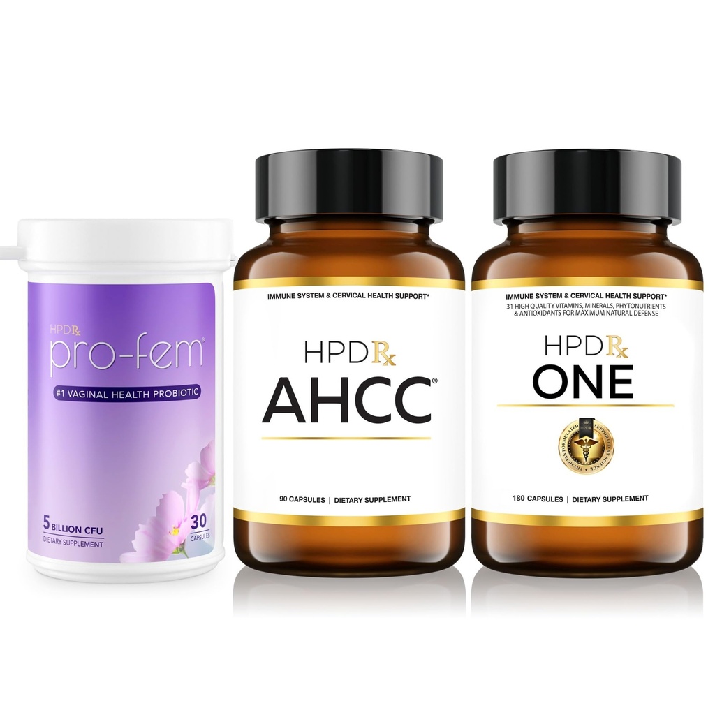 HPD Rx AHCC, Pro Fem, " One Bundle for Women