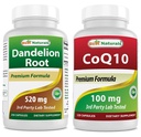 Mejor Natural Dandelion Root 520 mg " COQ10 100 mg