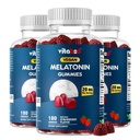 Melatonin 20mg Gummies - 180 Conde - Drug Free - Natural Strawberry Flavor - Vegetariano, No GMO, Gluten Free (3 Bottles)