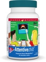 Fuente Naturales Atentivos Niños Chewable Wafers for Brain Metabolism Support - 30 Fruit Wafers