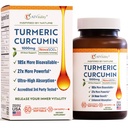 A1Vitality NovaSOL Turmeric Curcumin 1000mg – Clínicamente Probada 185x Absorción Superior – Promueve Confort Conjunto, Movilidad & Bienestar General – No GMO, Doctor Formulado, 60 Softgels.