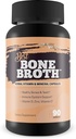 Las mejores capas de bonificación - Bone Health & Immunity Supplement - Bone Broth Powder Alternative Capsules - Suplementos de salud ósea Mujeres mayores de 50 " Suplementos de salud ósea para hombres - Salud de los huesos de vitamina D