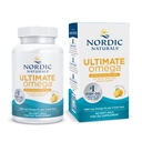 Nordic Naturals Ultimate Omega en Fish Gelatin, Lemon Flavor - 60 Soft Gels - 1280 mg Omega-3 - High-Potency Fish Oil Suplemento - EPA & DHA - promueve Brain & Heart Health - Non-GMO - 30 Servings