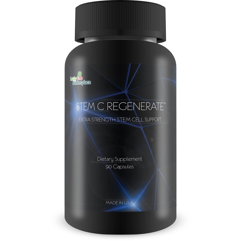 Stem C Regenerado - Soporte para células madre naturales - Ayuda Soporte para células madre naturales, ayuda Inflamación reducida y oxidación - Mejores suplementos de células madre autoproclamados