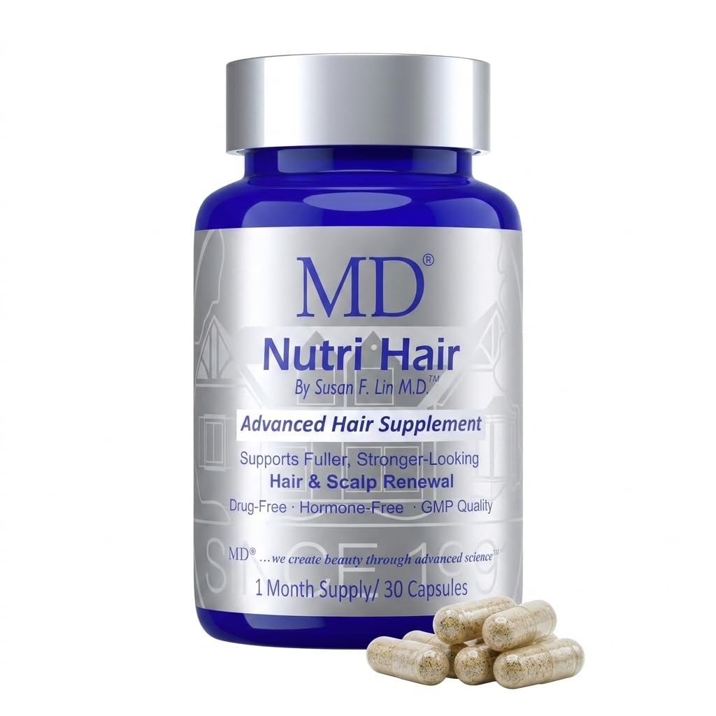 MD Nutri Hair Growth Supplement with Biotin (30 capsules)  durable for Hair Loss, Minimizes Hair Shedding, Thinning, Breakage & Promotes Longer, Thicker Hair