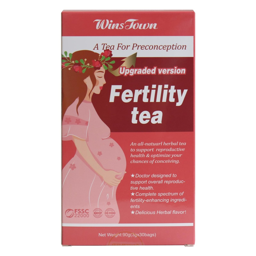 Fertilidad Tea for Women Preconception, Supports Ovulation, Conception & Hormonal Balance, 30 Tea Bags