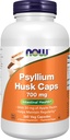 AHORA Alimentos Suplementos, Psyllium Husk Caps 700 mg con 50 mg de Apple Pectin, Salud intestinal*, 360 cápsulas de verduras